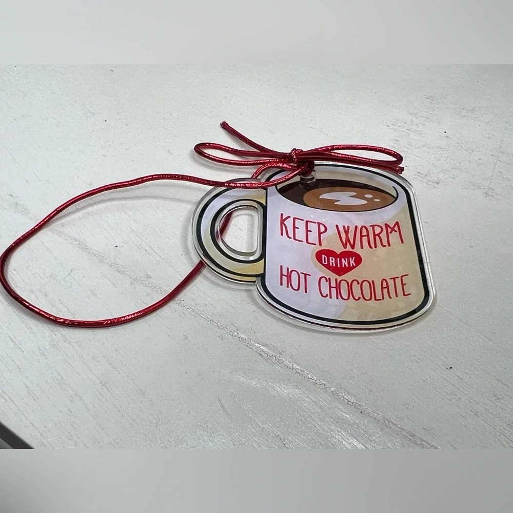 Brand New- Hot Cocoa Ornament/Gift Tag